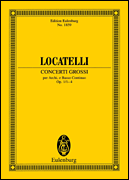 Concerti Grossi, Op. 1, Nos. 1- 4 Study Scores sheet music cover